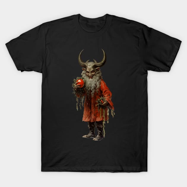 Krampus Claus T-Shirt by Kary Pearson